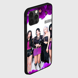 Чехол для iPhone 12 Pro Max Blackpink flowers, цвет: 3D-черный — фото 2