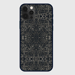 Чехол для iPhone 12 Pro Max Черная каллиграфия, цвет: 3D-черный