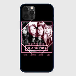 Чехол для iPhone 12 Pro Max Blackpink - Square one, цвет: 3D-черный