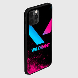 Чехол для iPhone 12 Pro Max Valorant - neon gradient, цвет: 3D-черный — фото 2