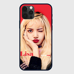 Чехол для iPhone 12 Pro Max Blackpink Lisa bright makeup, цвет: 3D-черный