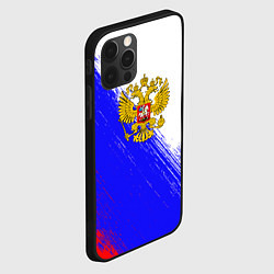 Чехол для iPhone 12 Pro Max Патриот Рф Герб, цвет: 3D-черный — фото 2