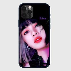 Чехол для iPhone 12 Pro Max Blackpink Lisa brunette, цвет: 3D-черный