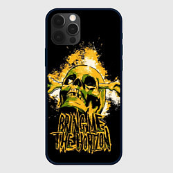 Чехол для iPhone 12 Pro Max Bring me the horizon - skull, цвет: 3D-черный