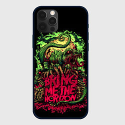 Чехол для iPhone 12 Pro Max Bring me the horizon dinosaurs, цвет: 3D-черный