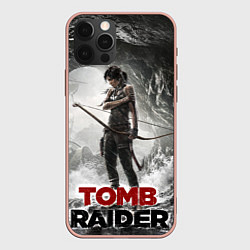 Чехол для iPhone 12 Pro Max Rise of the tomb rider, цвет: 3D-светло-розовый