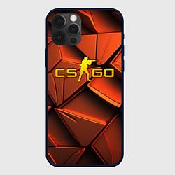 Чехол iPhone 12 Pro Max CSGO orange logo