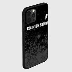 Чехол для iPhone 12 Pro Max Counter Strike glitch на темном фоне: символ сверх, цвет: 3D-черный — фото 2