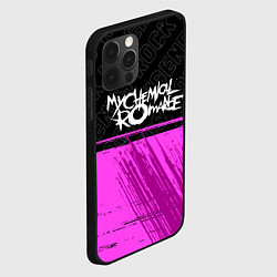 Чехол для iPhone 12 Pro Max My Chemical Romance rock legends: символ сверху, цвет: 3D-черный — фото 2