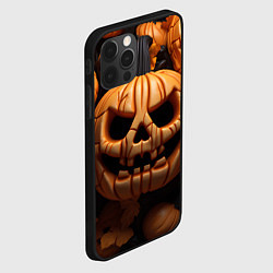 Чехол для iPhone 12 Pro Max Pumpkin Halloween, цвет: 3D-черный — фото 2