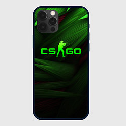 Чехол iPhone 12 Pro Max CS GO green logo