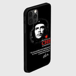 Чехол для iPhone 12 Pro Max Che Guevara автограф, цвет: 3D-черный — фото 2