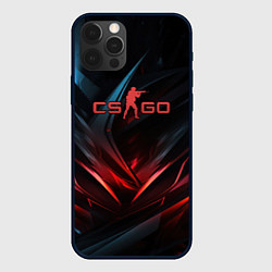 Чехол iPhone 12 Pro Max CS GO dark red black