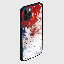 Чехол для iPhone 12 Pro Max Краски в цветах России, цвет: 3D-черный — фото 2