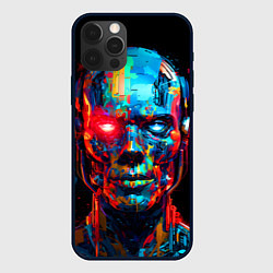 Чехол для iPhone 12 Pro Max AI Робот digital pop-art, цвет: 3D-черный