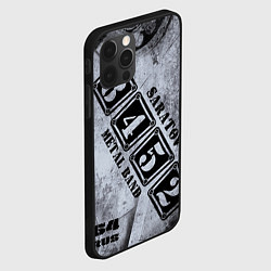 Чехол для iPhone 12 Pro Max 8452 metal band Саратов, цвет: 3D-черный — фото 2