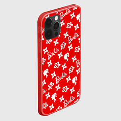 Чехол для iPhone 12 Pro Max Барби паттерн красный, цвет: 3D-красный — фото 2