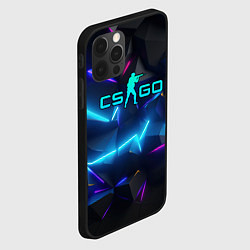 Чехол для iPhone 12 Pro Max CS GO neon style, цвет: 3D-черный — фото 2