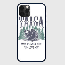 Чехол iPhone 12 Pro Max Тайга - из России с любовью
