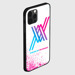 Чехол для iPhone 12 Pro Max Darling in the FranXX neon gradient style, цвет: 3D-черный — фото 2