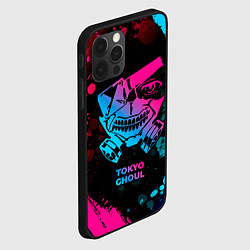 Чехол для iPhone 12 Pro Max Tokyo Ghoul - neon gradient, цвет: 3D-черный — фото 2