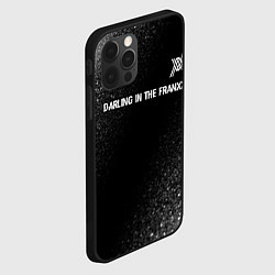 Чехол для iPhone 12 Pro Max Darling in the FranXX glitch на темном фоне: симво, цвет: 3D-черный — фото 2