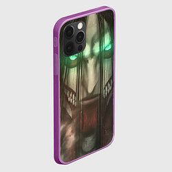 Чехол для iPhone 12 Pro Max Атака Титанов Eren Yaeger, цвет: 3D-сиреневый — фото 2