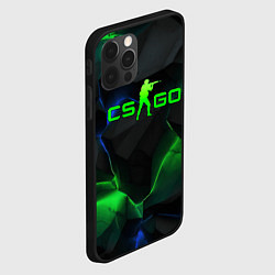 Чехол для iPhone 12 Pro Max CS GO dark green, цвет: 3D-черный — фото 2