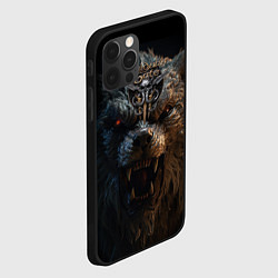 Чехол для iPhone 12 Pro Max Baldurs Gate 3 оборотень, цвет: 3D-черный — фото 2