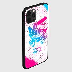 Чехол для iPhone 12 Pro Max Tokyo Ghoul neon gradient style, цвет: 3D-черный — фото 2