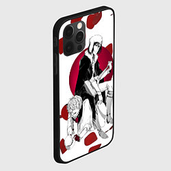 Чехол для iPhone 12 Pro Max Достоевский и балалайка, цвет: 3D-черный — фото 2