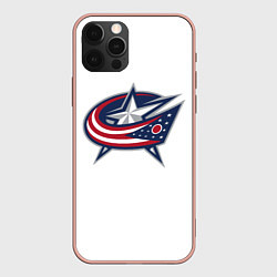 Чехол для iPhone 12 Pro Max Columbus blue jackets - Sergey Bobrovsky, цвет: 3D-светло-розовый