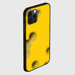 Чехол для iPhone 12 Pro Max Сырная плоскость, цвет: 3D-черный — фото 2