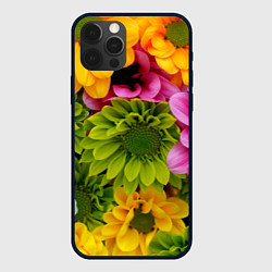 Чехол iPhone 12 Pro Max Паттерн цветочный