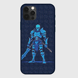 Чехол для iPhone 12 Pro Max Pixel Skeleton, цвет: 3D-черный