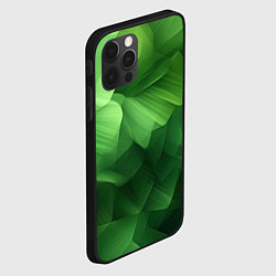 Чехол для iPhone 12 Pro Max Green lighting background, цвет: 3D-черный — фото 2