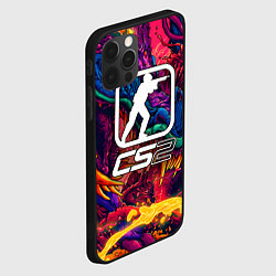 Чехол для iPhone 12 Pro Max CS 2 hyperbeast, цвет: 3D-черный — фото 2