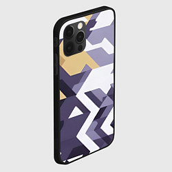 Чехол для iPhone 12 Pro Max Абстрактный принт от нейросети, цвет: 3D-черный — фото 2