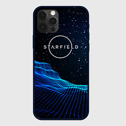 Чехол для iPhone 12 Pro Max Space logo Starfield, цвет: 3D-черный