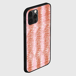 Чехол для iPhone 12 Pro Max Произвольная абстракция каракули, цвет: 3D-черный — фото 2