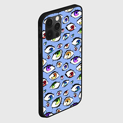 Чехол для iPhone 12 Pro Max Смотри по сторонам, цвет: 3D-черный — фото 2