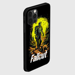 Чехол для iPhone 12 Pro Max Fallout poster, цвет: 3D-черный — фото 2