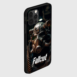 Чехол для iPhone 12 Pro Max Fallout man, цвет: 3D-черный — фото 2