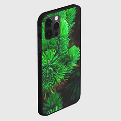 Чехол для iPhone 12 Pro Max Зелёный лес России, цвет: 3D-черный — фото 2