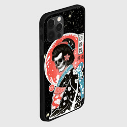 Чехол для iPhone 12 Pro Max Гейша Японии в кимоно - смерть полнолуние, цвет: 3D-черный — фото 2