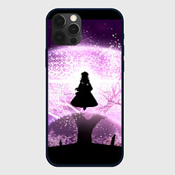 Чехол для iPhone 12 Pro Max Touhou Project Yuyuko Сайгёдзи, цвет: 3D-черный