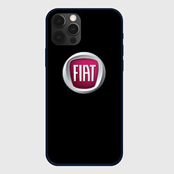 Чехол для iPhone 12 Pro Max Fiat sport pro, цвет: 3D-черный