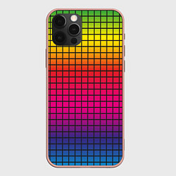 Чехол для iPhone 12 Pro Max Палитра rgb, цвет: 3D-светло-розовый