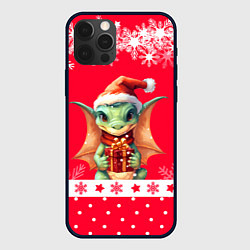 Чехол для iPhone 12 Pro Max Дракон с подарком - 2024, цвет: 3D-черный