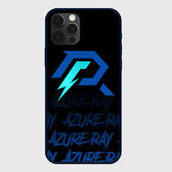 Чехол для iPhone 12 Pro Max Azure ray, цвет: 3D-черный